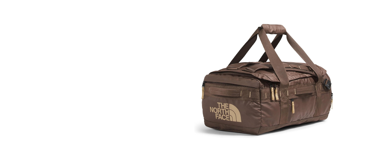 this 42 liter duffel has water repellent materials should you get stuck in unforeseen elements