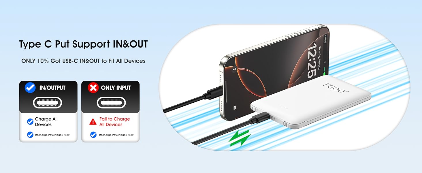 slim portable charger