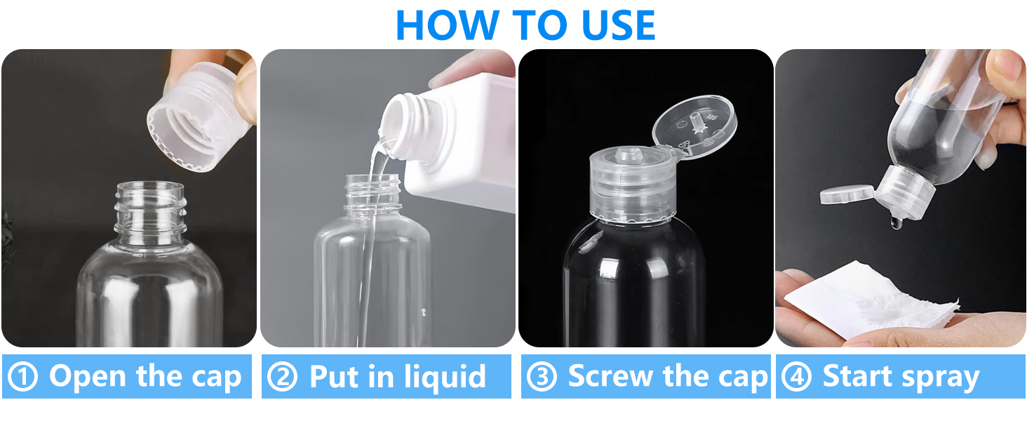 travel containers for liquids