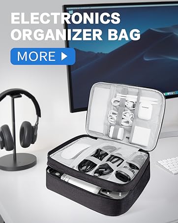 electronic bag cable organizer travel cord travel case travel charging cord organizer cord bag