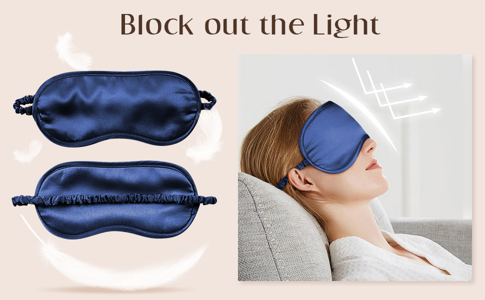 Blackout sleep mask, enjoy a sound sleep day and night.