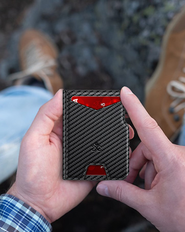 carbon fiber wallet for men