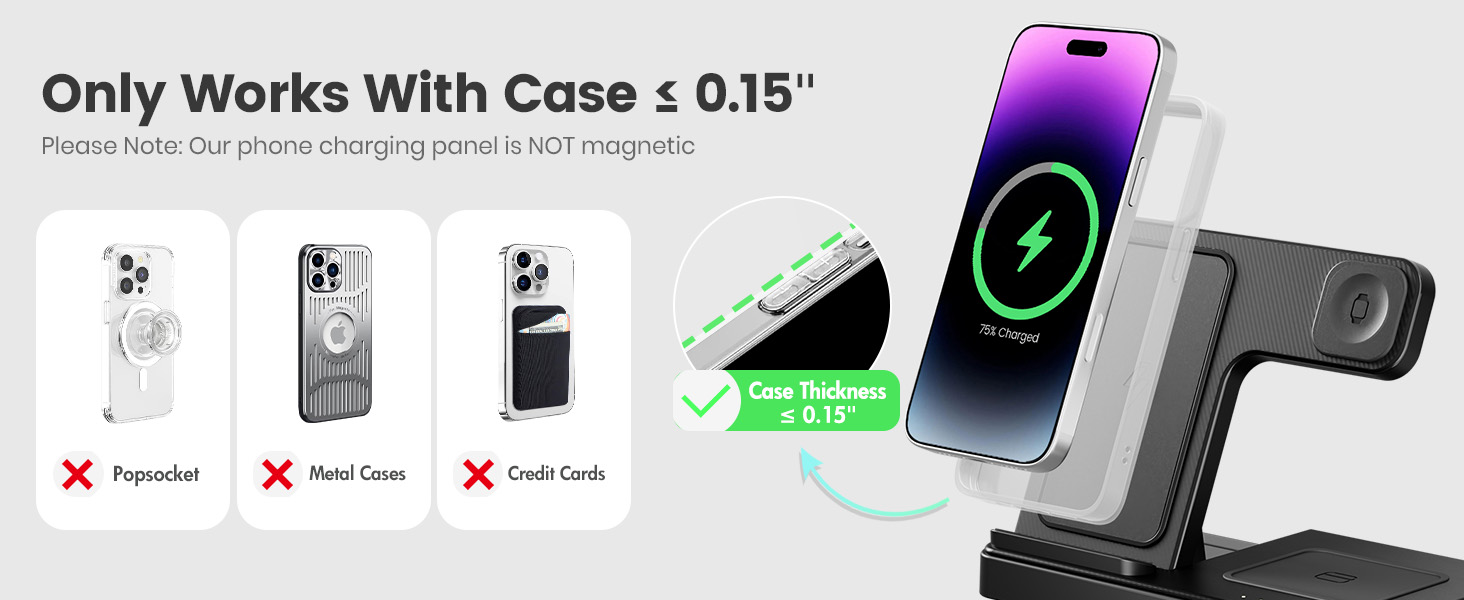 iphone wireless charging station