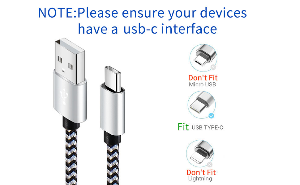 Fit usb typc cable